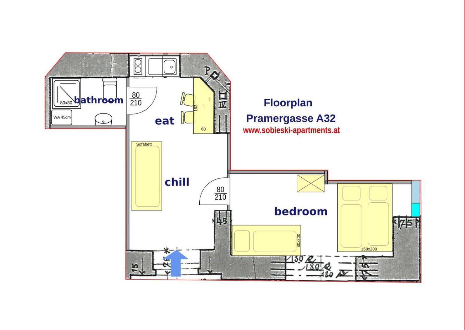 Sobieski Town Apartments Виена Стая снимка